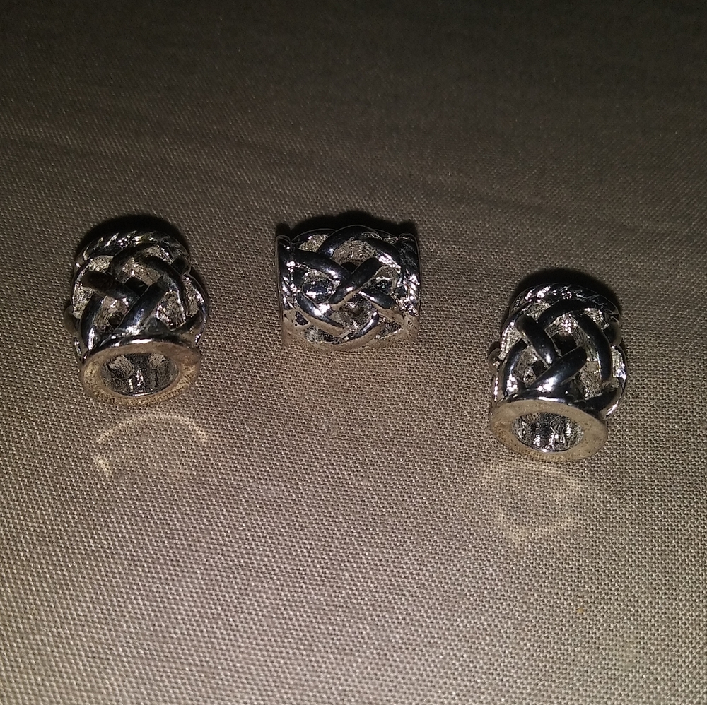 3 Sterling Silver Charms